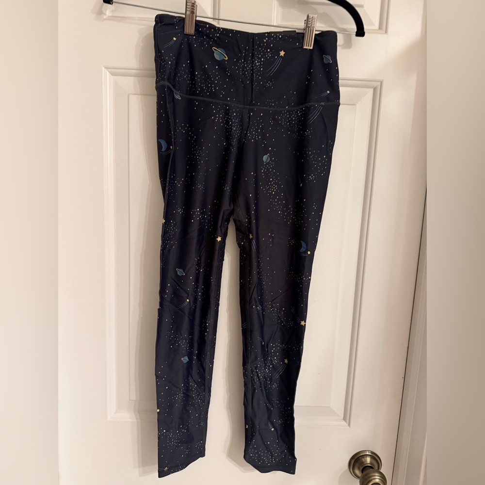 Victoria’s Secret Starry Night Cosmic Leggings Small S 7/8 length